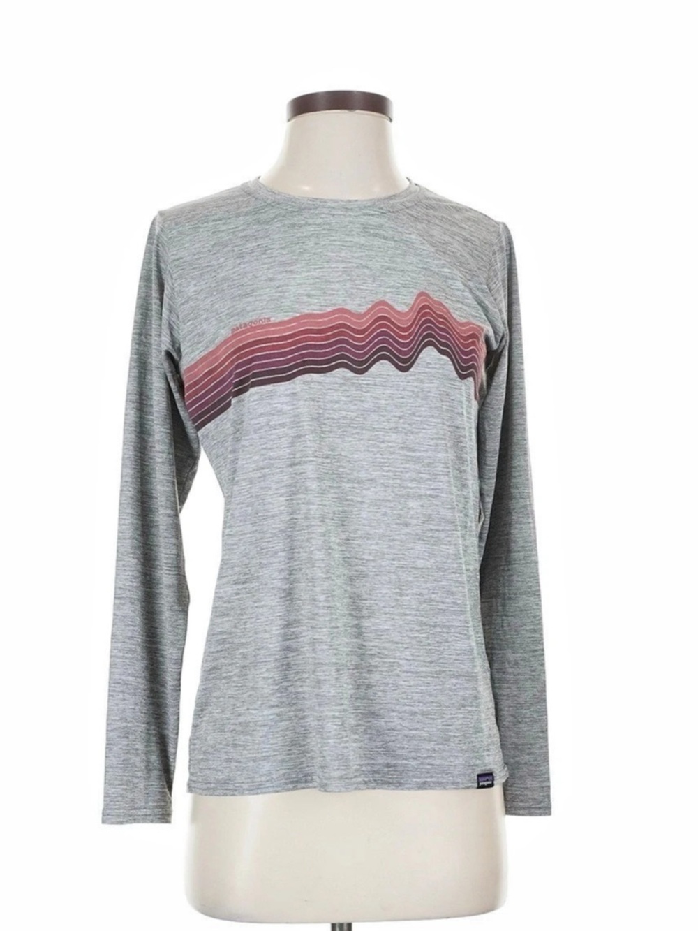Patagonia Women'Small Long-Sleeved Capilene® Cool Daily Graphic Shirt - Great
